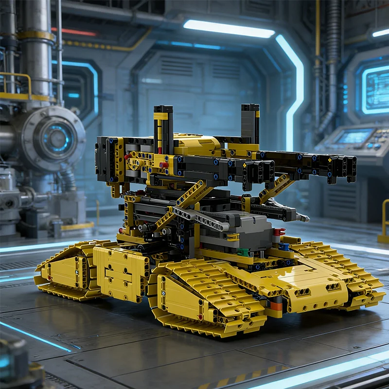 1699 PCS Speedy Sports Car Siege tank - 42131 CAT C model MOC Customize Modular Building Block Simple DIY Boy Holiday Toy Gifts