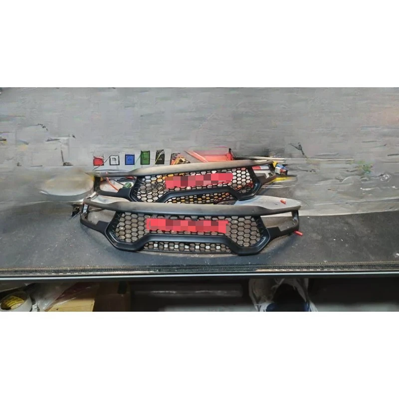 RC Car Front Grille LED Light Assembly Customized 1/8 Scale For Traction Hobby KM RAM T‑Rex Upgrade Replacement Spare Parts