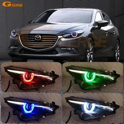 For Mazda 3 Mazda3 Axela BM BN 2013 - 2019 Bluetooth-Compatible APP Multi-Color Ultra Bright RGB LED Angel Eyes Halo Rings Light