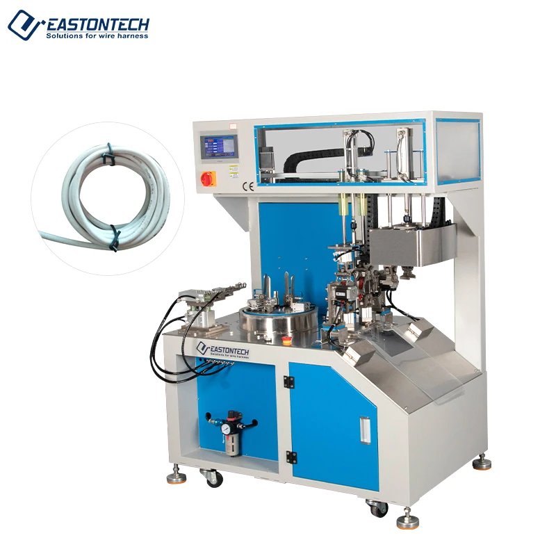 Heavy Duty Wire Coil Winding Tying Machine 1200pcs/h 2800W for Automotive Cables 10mm OD 100-200mm Coil