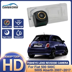 Car Reversing Rear View Camera Night Vision Waterproof For Fiat 500 500C 500S Abarth 2007~2011 2012 2013 2014 2015 2016 2017
