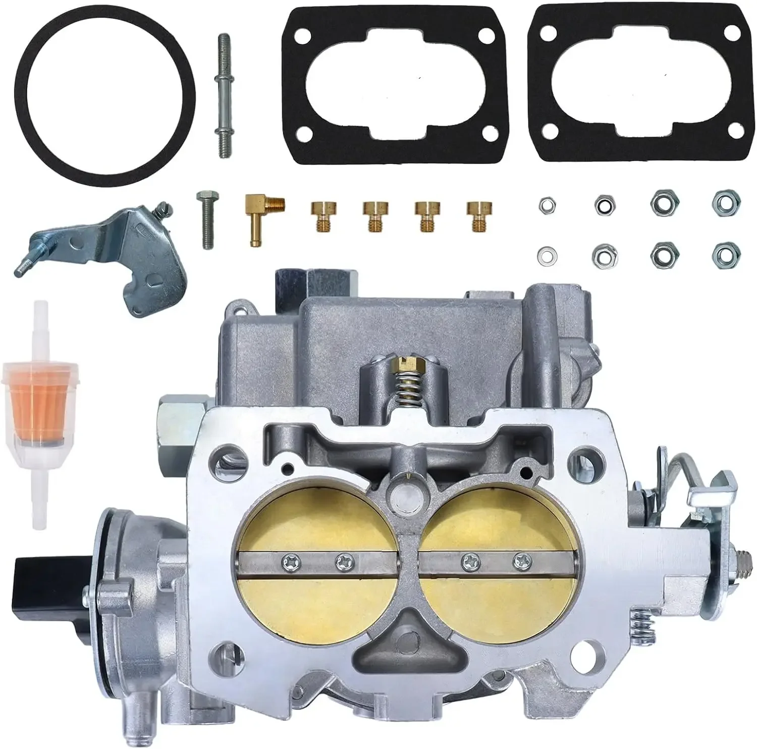 Marine Carburetor for Mercruiser 2 Barrel 2.5 3.0L 4 CYL 3310-864940A01 W/Long
