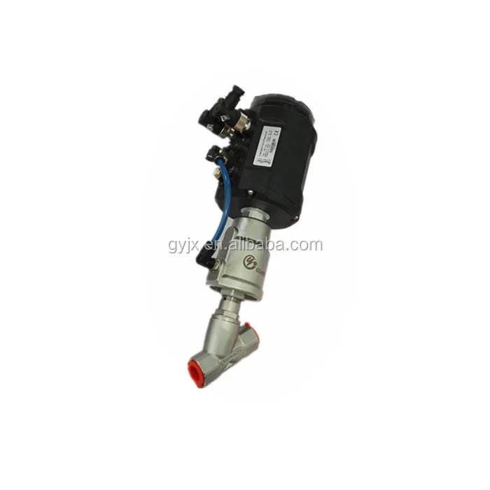 Pneumatic  Angle Seat Valve with Intelligent Positioner for the High-end market