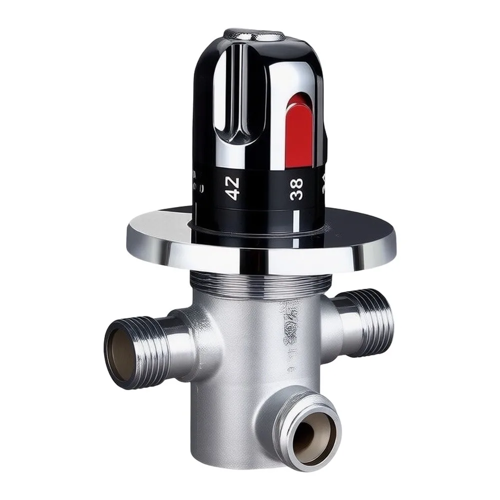 DN15 1/2'' Brass Thermostatic Mixing Valve Constant Water Temperature Control Valve Bathroom Accessories Brass