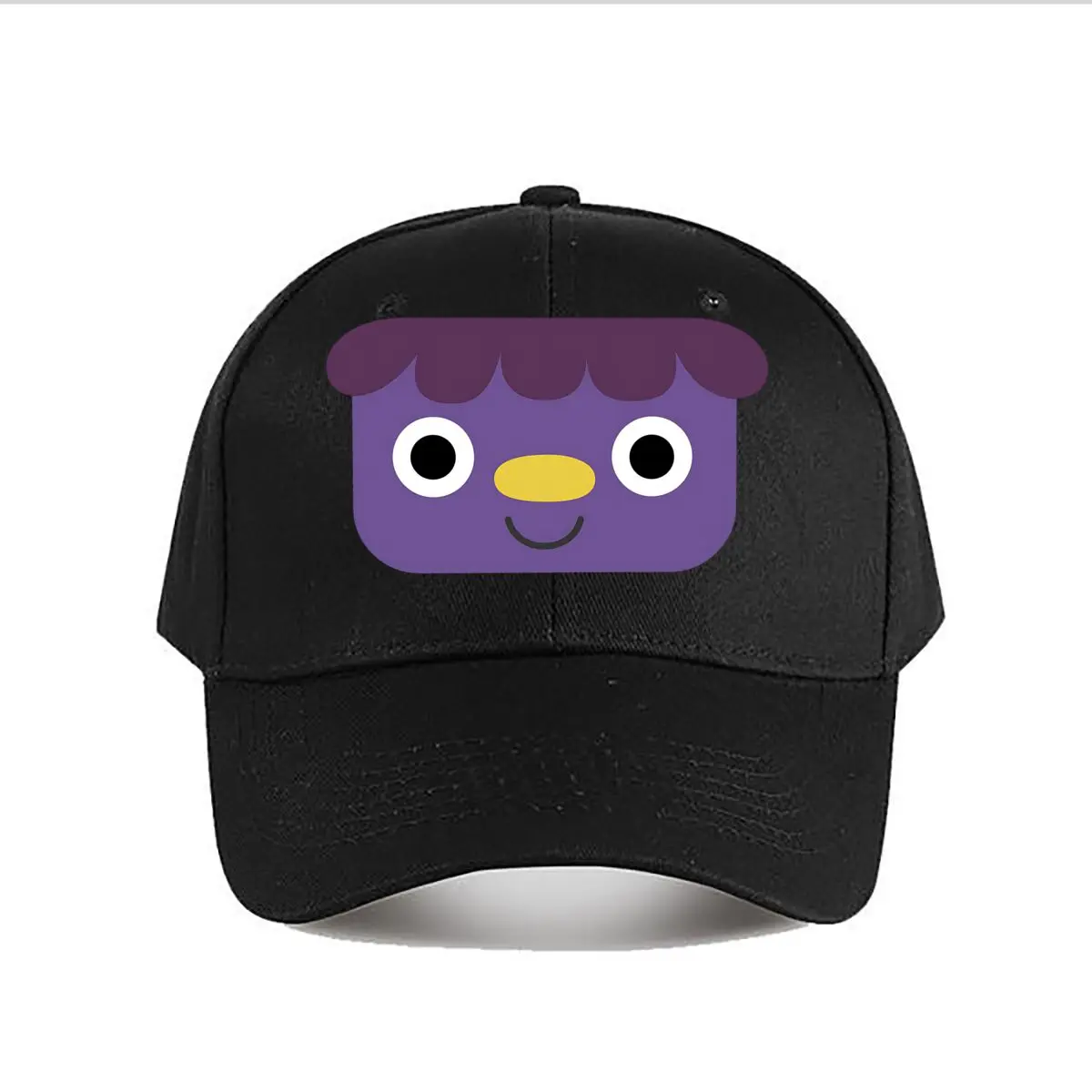 

Purple Creature Cute Cartoon Character Art Print Baseball Cap