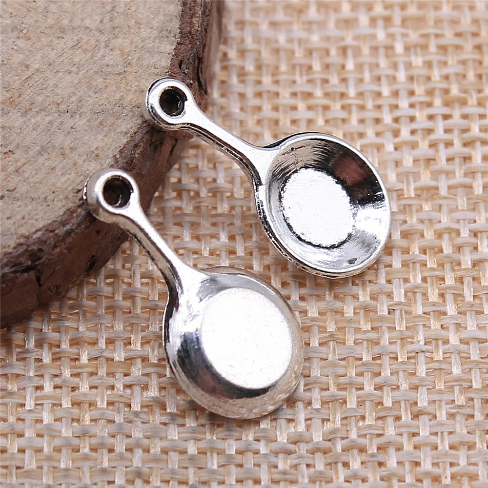 WYSIWYG 20pcs 22x10mm Pendant Pan Kitchenware Pan Charm Pendants For Jewelry Making Kitchenware Pan Pendants