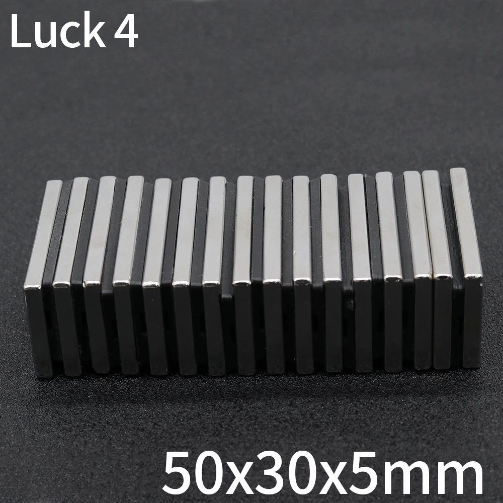 

1/2/5/10Pcs Block Magnet 50x30x5 Neodymium Magnet N35 50mm x 30mm x 5mm Permanent NdFeB Super Strong Powerful Magnets