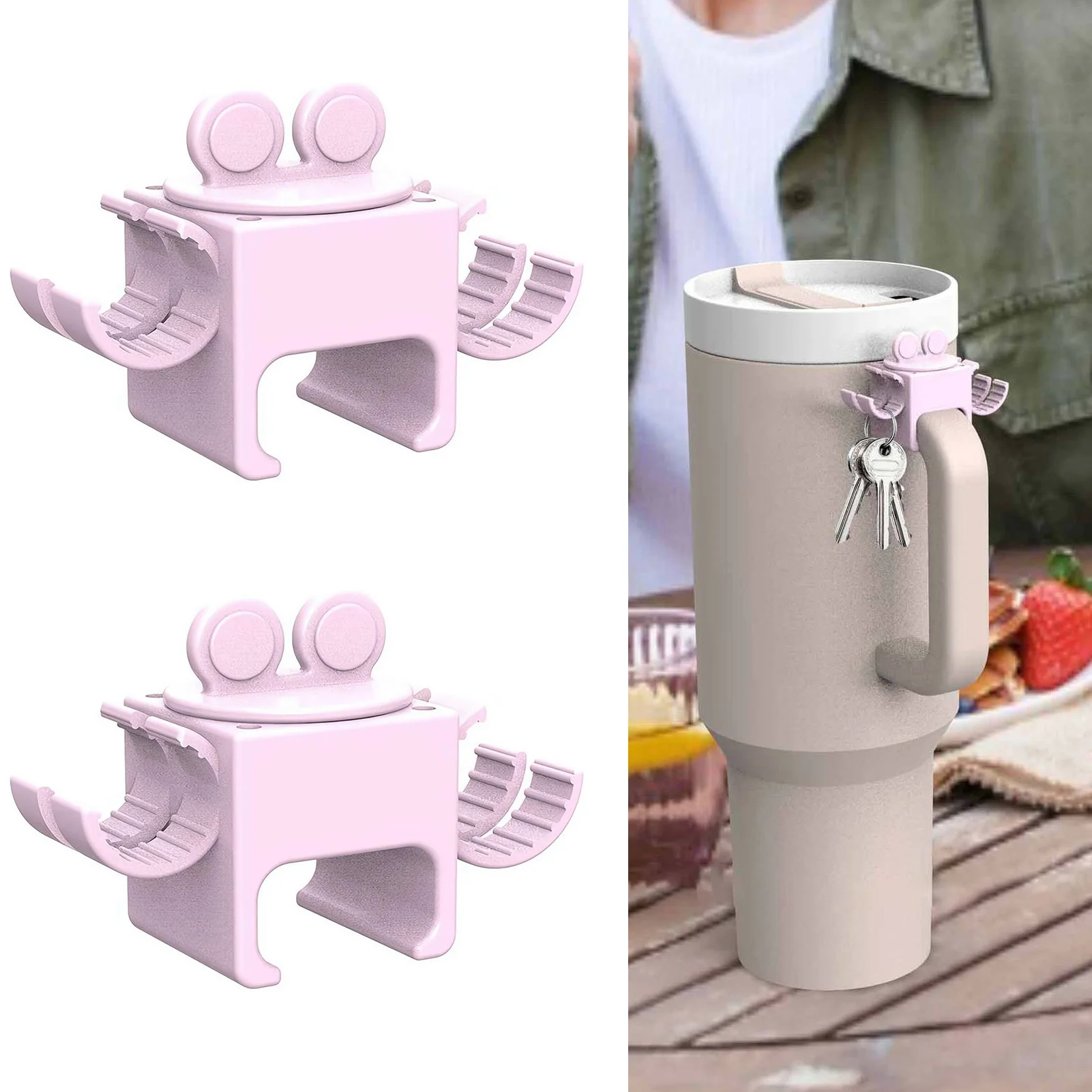 3-in-1 for  Cup Chapstick Holder Travel Lipgloss Storage Holder Organizer for  Tumbler Accessories