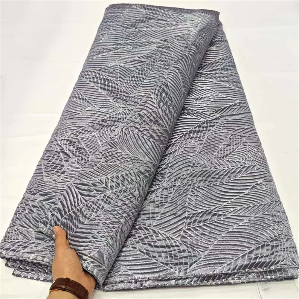 New Design Brocade Jacquard Lace Fabric 2024 High Quality African Fabric Lace French Lace Fabric For Women Wedding Dress