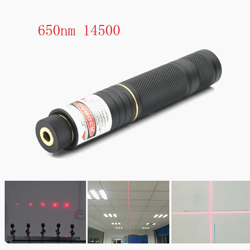 650nm 10/50/100/150/200 Focusable Dot/Line /Cross Red Laser Module 650T-14500