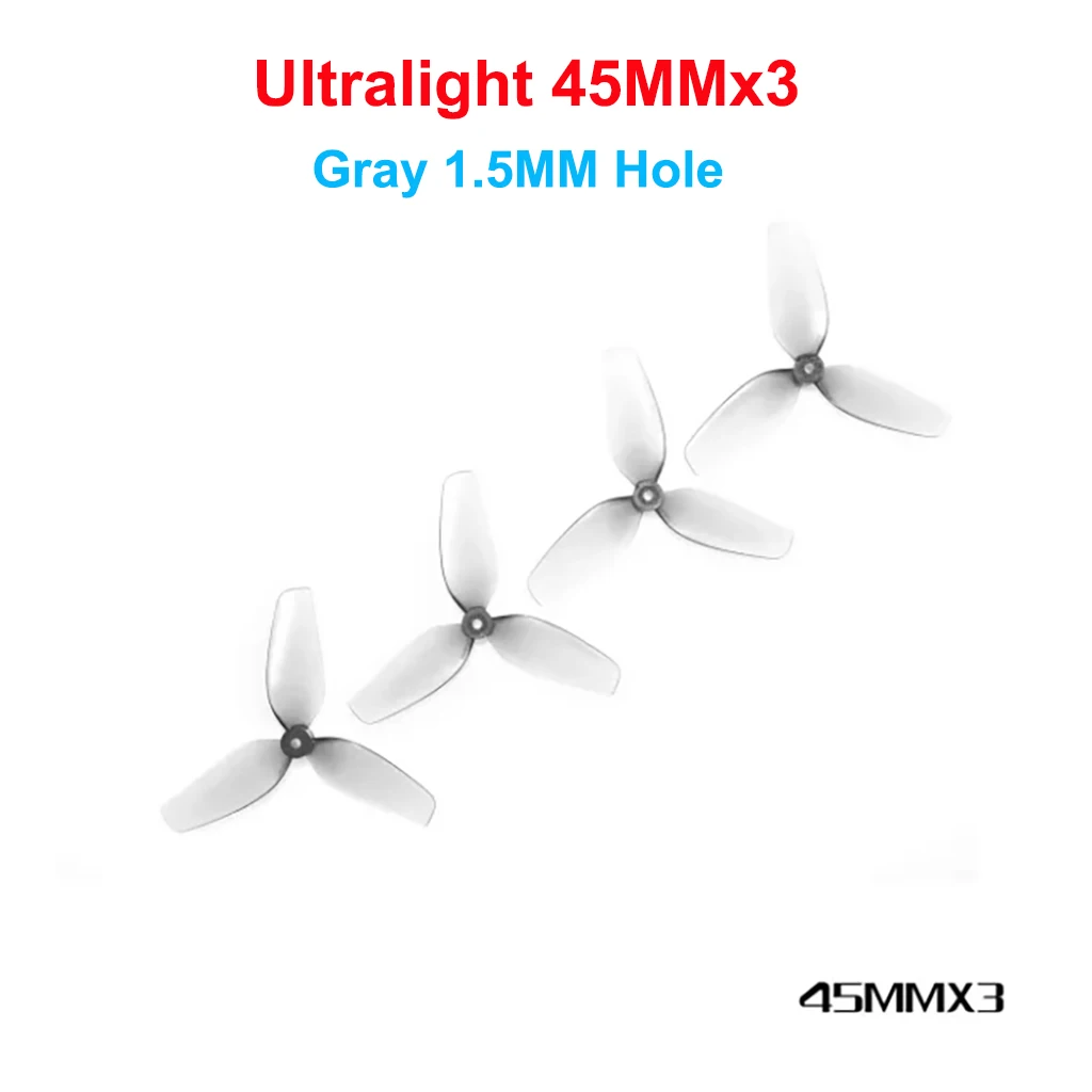 HQProp 40 mm Hohlbecher-Propeller, Durchmesser 40 mm, 3-Blatt-Wellenloch, 1 mm Polycarbonat, 31 mm, für Meteor65 Air65 FPV-Flugzeugmodell – Detail 18