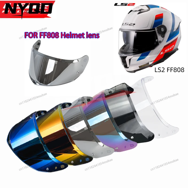 

Подходит для LS2 FF808, сменные линзы для шлема, линзы FF808 с противотуманными гвоздями, специальные линзы, аксессуары для мотоциклетных шлемов