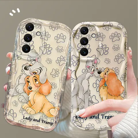 Disney Lady Tramp Case for Samsung Galaxy A16 A06 A55 A35 A25 A15 A05 A05S A54 A34 A24 A14 A73 A53 A33 A23 A13 A52 A32 A22 Etui