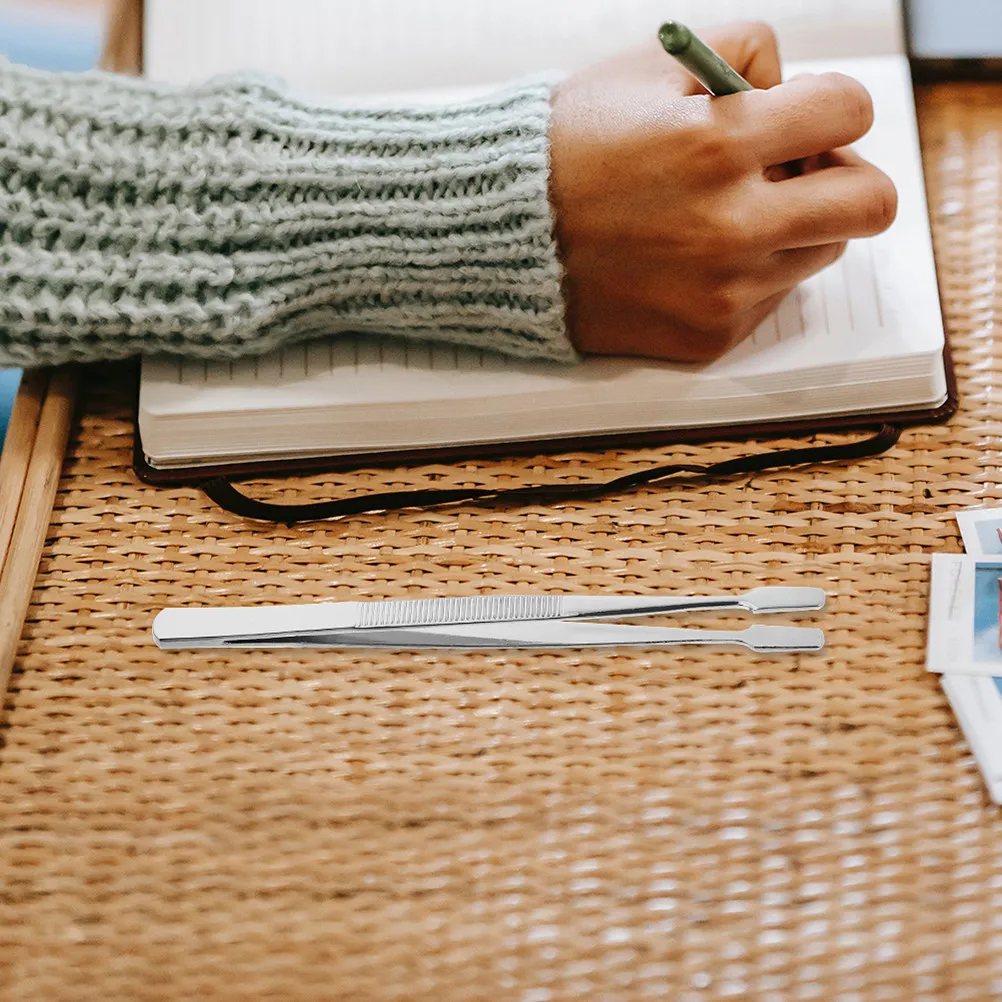 

Набор из 8 пинцетов для марок из нержавеющей стали: плоские, широкие, прецизионные, с противоскользящим покрытием, для филателистов, коллекционеров марок, рукоделия и DIY