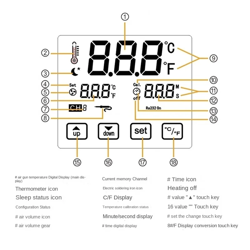 Cheap 863 Hot Air Gun Desoldering Station Anti-Static Soldering Station Digital Display Lcd Touch Constant Temperature