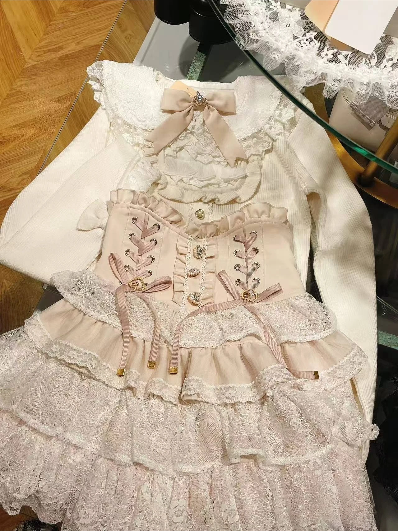 

Мини-юбка в японском стиле Лолита Y2k Spicy Girls Sweet Kswaii, однотонная юбка Harajuku, тонкая модная юбка с высокой талией, женская шикарная