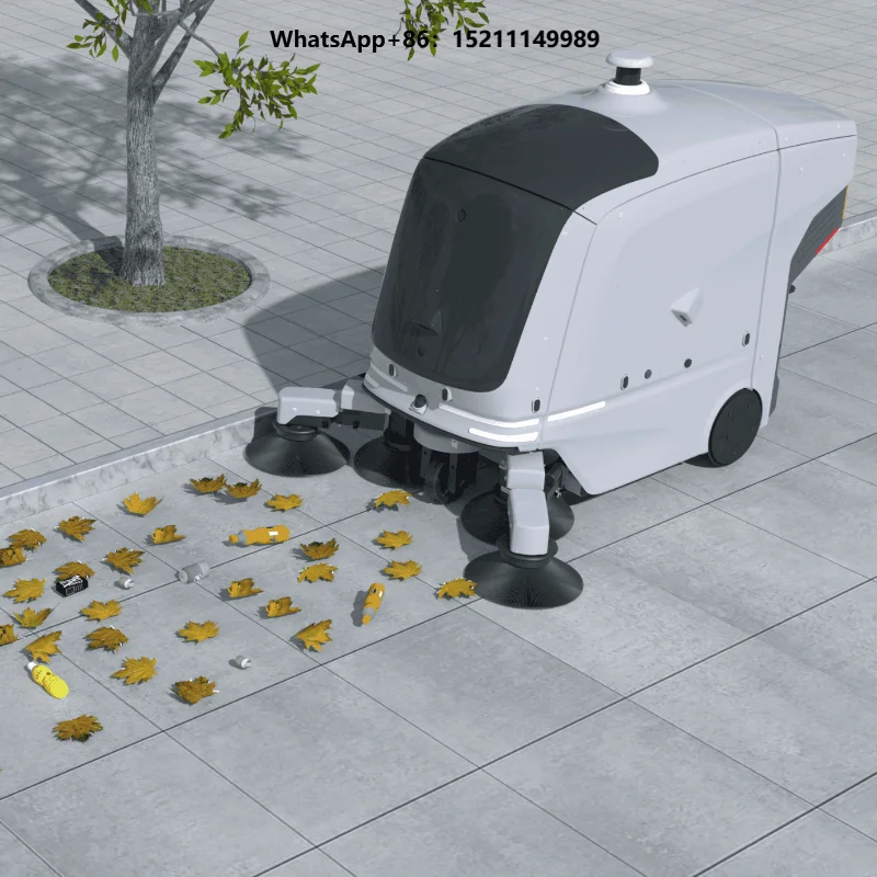 Smart Rainproof Outdoor Sweeper Robot