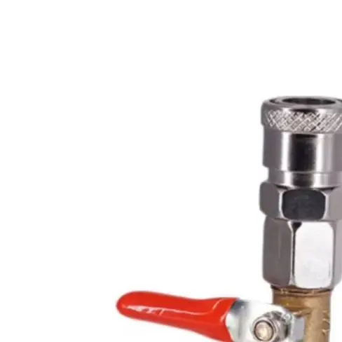 Portable Air Compressor Pressure Adapter With Gauge C Type Quick Connect For For Multi Valve System Tire Inflation And Gas Trans