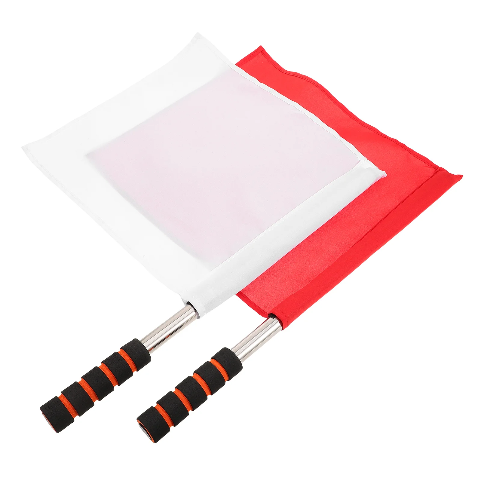 2 stuks verkeerslicht uitvoerende racescheidsrechter volleybal schuim antislip comfort handvat zwaaien voor sport