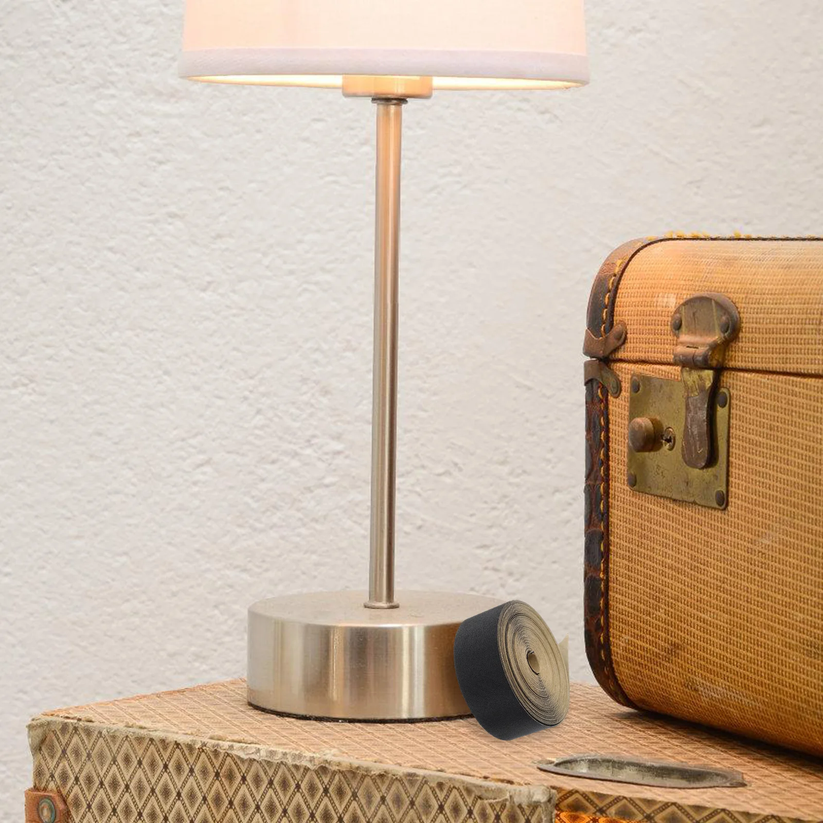 

Lamp Shade Edging Tape 5m Natural Linen Fabric Cloth Banding Vintage Design Light Shade Edge Trim Lamp Cover Finishing Strip