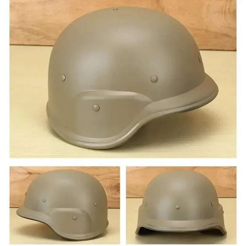 ANPWOO Helmet Safety Helmet World War 2 German War Steel Helmets Army for Outdoor Activities Cycling Jungle Game Protective