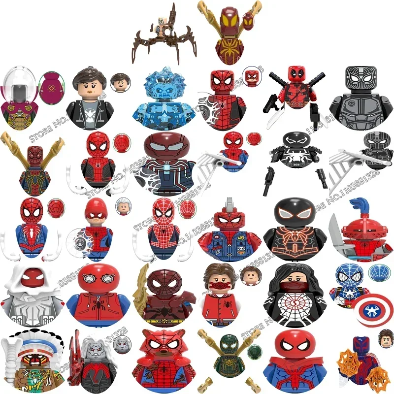 32 Uds. Marvel Legends vengadores tormenta batción gladiador punto solar ladrillos personaje de dibujos animados bloque de construcción juguete educativo presente