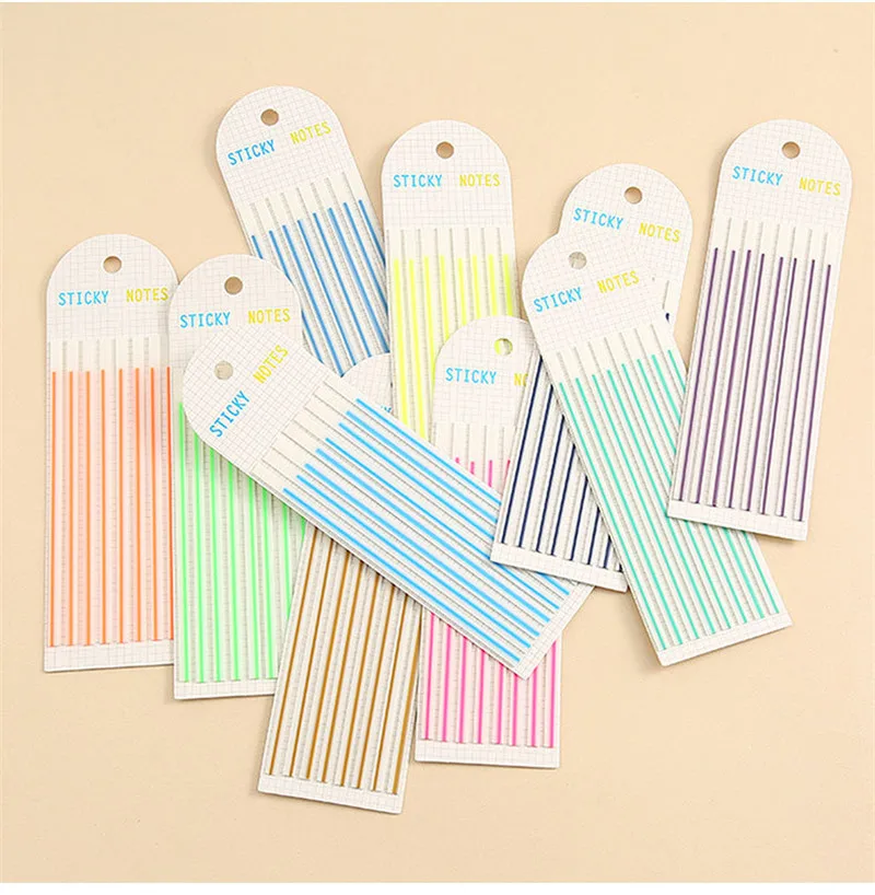 160Pcs Color Post Its Notes Waterproof Transparent Index Tabs Reusable Sticker Office Supplies Fluorescent Notepad Sticky Note