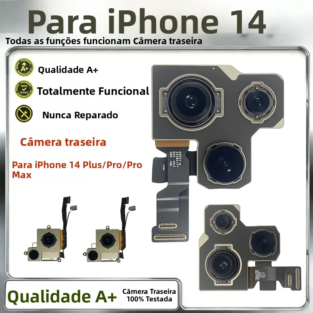 iphone-14用カメラメインレンズフレックスケーブル、iphone-14-pro-max-14-plus用リアカメラフレックスケーブル修理部品