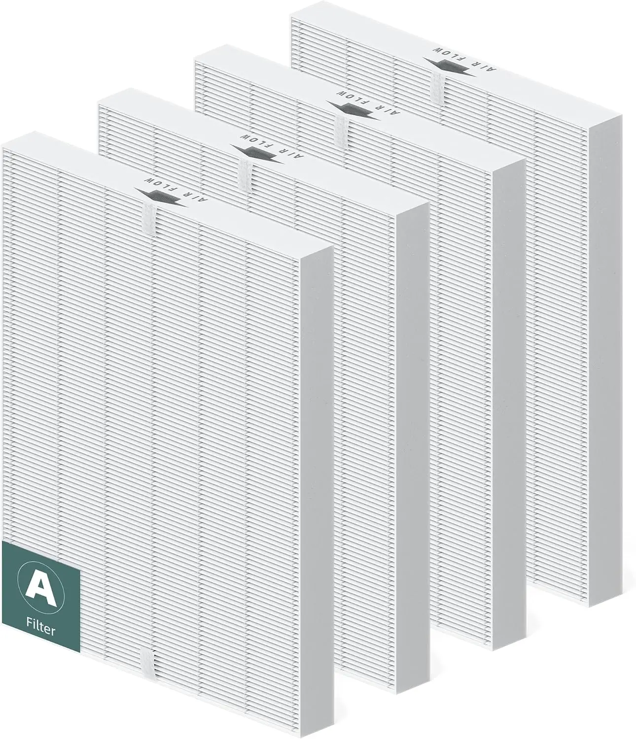 

4 Pack 115115 HEPA Replacement Filter A for PlasmaWave Air Purifier C535 5300 5300-2 5500 5500-2 6300 6300-2 P300 AM90 900