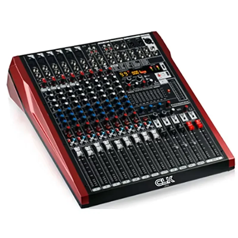 8채널 오디오 믹서, 99개의 DSP 효과, MP3 재생, 채널당 3밴드 EQ, 내장 USB 오디오 인터페이스 및 보안 기능 탑재