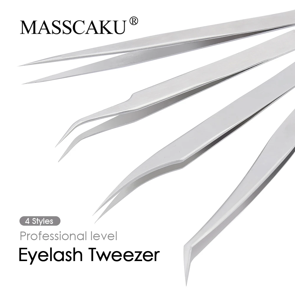 

MASSCAKU Eyelashes Tweezers Eyebrow Hair Removal Tweezers False Eyelash Applicator Tool Lashes Grafting Tweezer Wholesalers