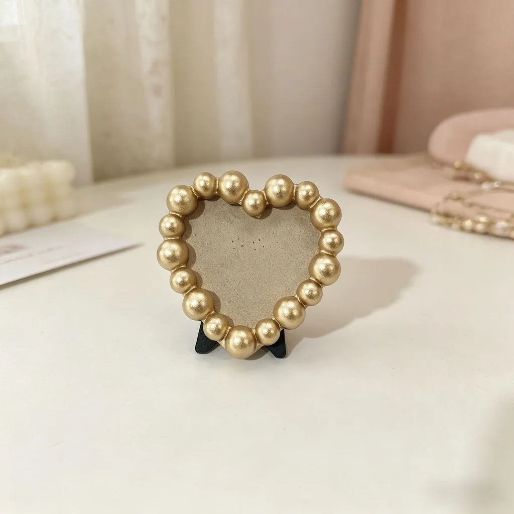 Decorative Resin Photo Frame with Built-In Stand