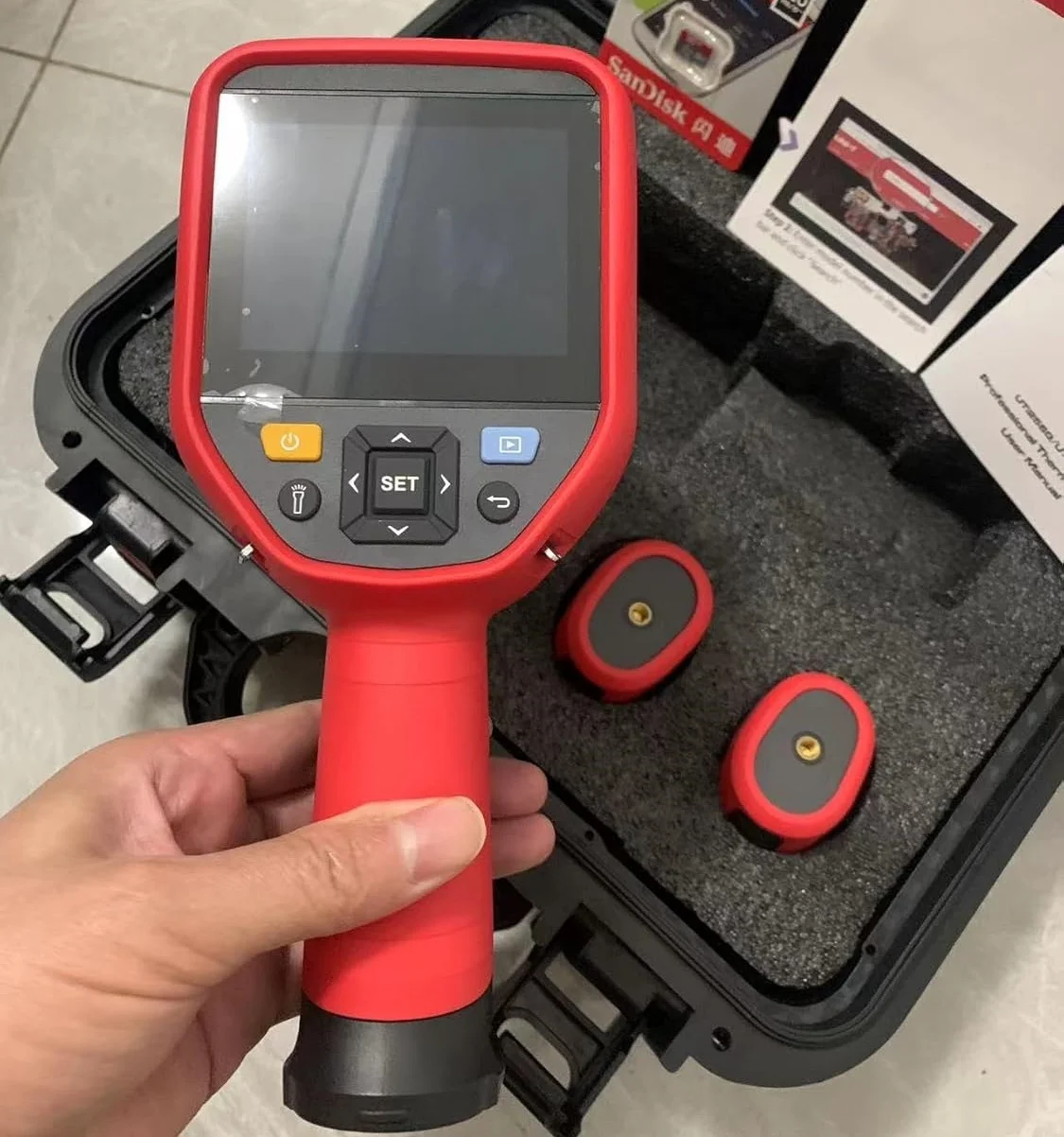 

Профессиональная тепловизионная камера UNI-T UTi384G, ИК-иммерсер 384x288, ручная фокусировка, Wi-Fi, видео, ПО для ПК, -20~550°C, промышленный термограф