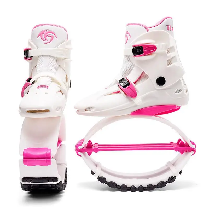 TFAN JUMP Kangaroo Jump Shoes Workout Jumpers Gen II Series NEW PINK WHITE