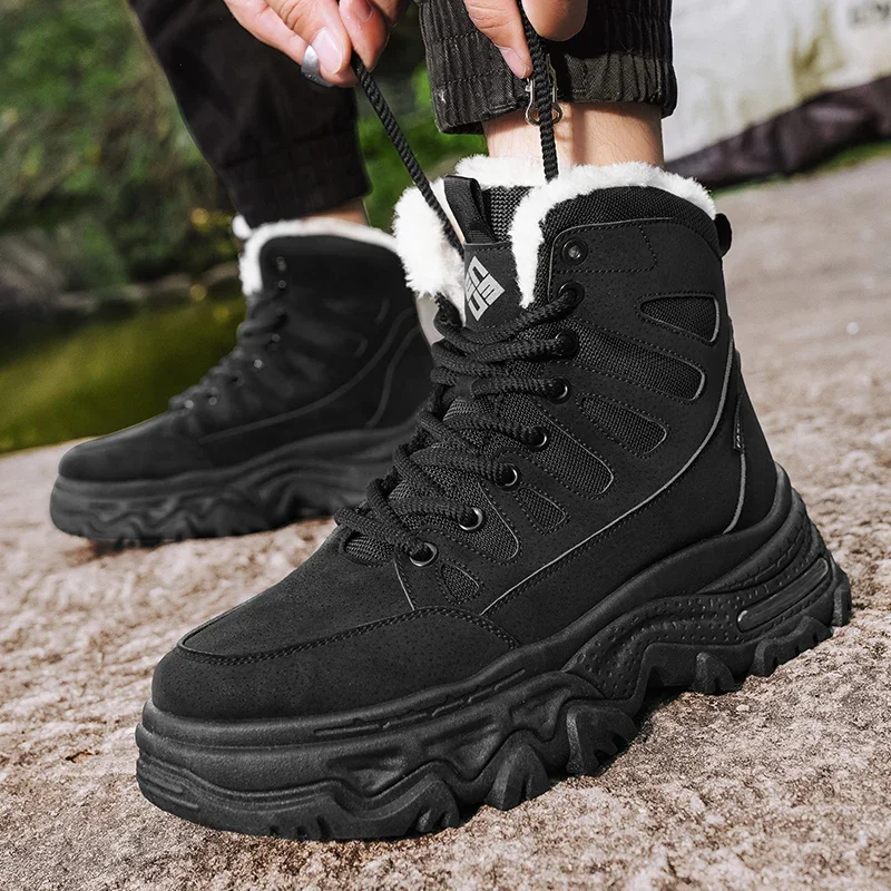 Classic Men Ankle Boots Mens Desert Casua Boots Outdoor Waterproof New Men Hiking Non-Slip Hard-Wearing Boots Work Safety Shoes image 6