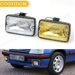 For PEUGEOT 205 GTI CTI 106 306 Mi16 H3 Front Fog Light fog lamp DRL LED Driving Lamp front bumper fog light Spotlight Spotlamp
