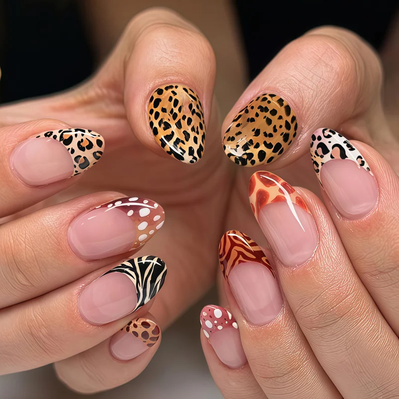 24 SZT. Pozłacane Paznokcie 3D – Nail Art Leopard recenzja i cena