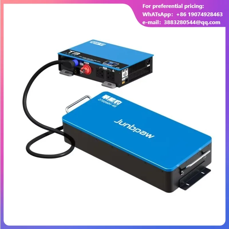 48V 2500W Portable Power Solution For Adventure Vehicles Trucks RVs | 2.777KWh Solar Hybrid Dual Output Inverter