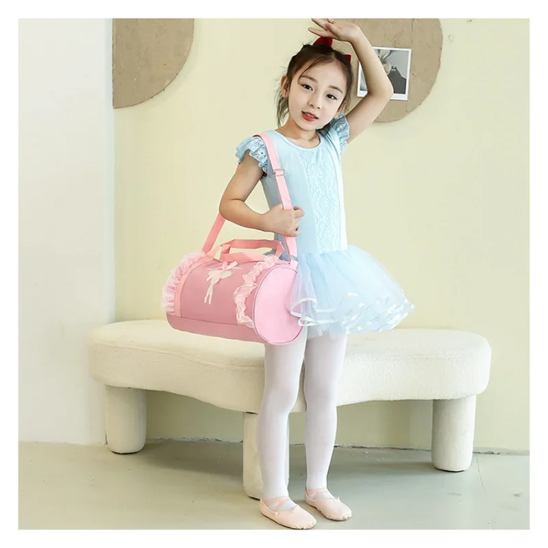 

Childrens Shoulder Bag Latin and Ballet Schoolbag Girl Princess Dance Bag Waterproof and Lightweight and Comfortable Breathable