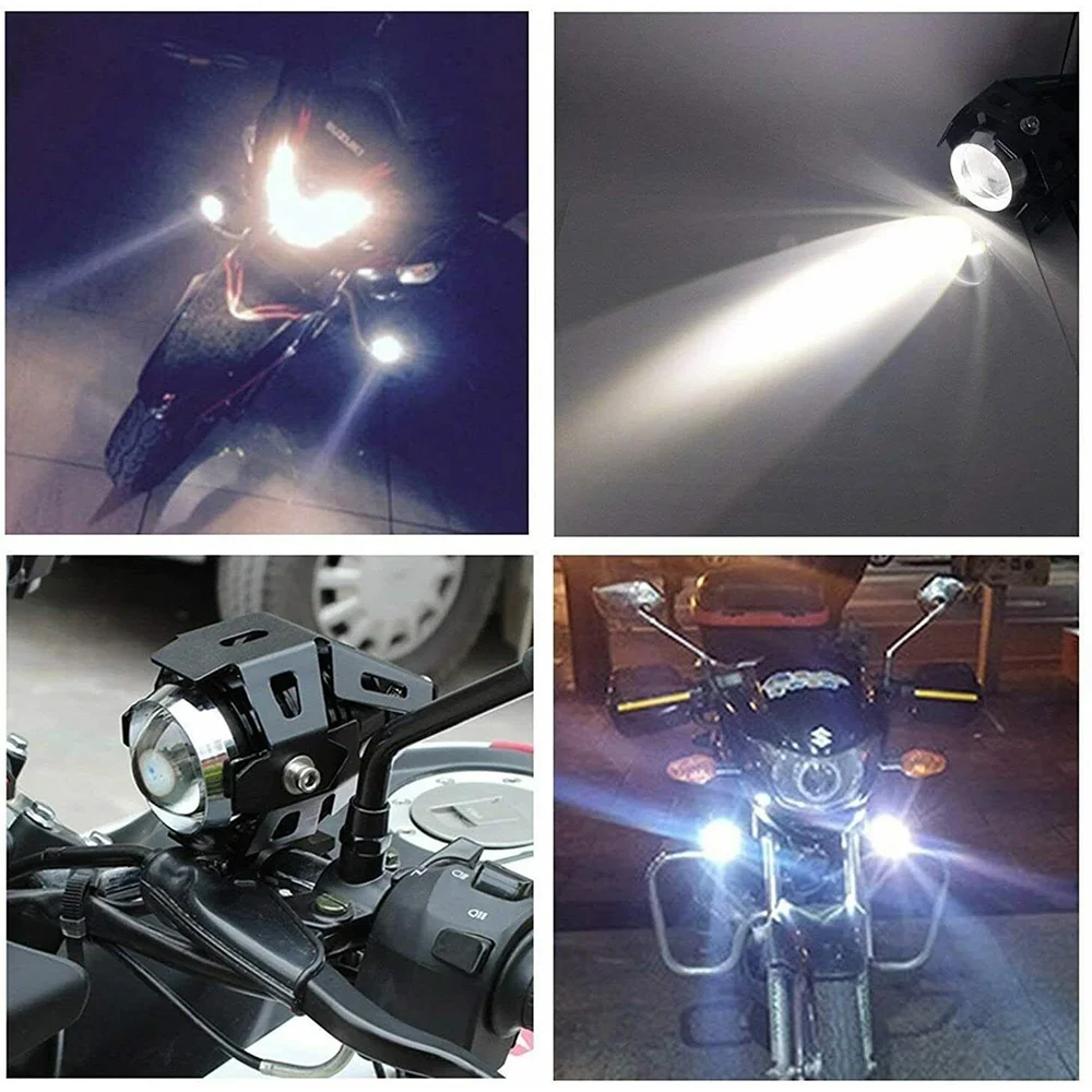 Auxiliary Spotlights Motorbike Spot High/Low 80w Bicycle Angel Eye Fog light headlight4x4 ATV Bike SUV UTV - Image 6