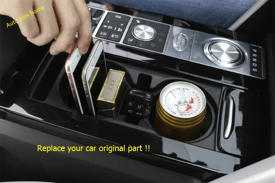 

Water Cup Holder Cigarette Bank Card Storage Box Phone Tray Accessory For Land Rover L462 Discovery 5 2017 - 2022 Accessories