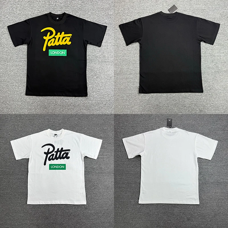 PATTA Short Sleeve t shirt Letter Print 2026 Summer Loose Breathable Cotton Top Street Men Casual Patta T-shirt view 2