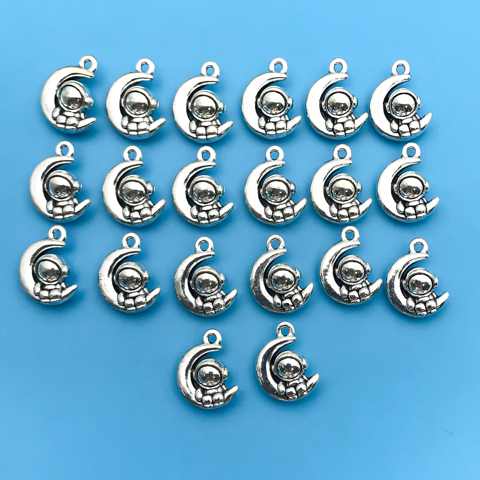 10/20Pcs Metal Alloy Plated Moon Rabbit Charms - Perfect for Jewelry Making, Bracelets, DIY Necklaces & Handmade Earrings!