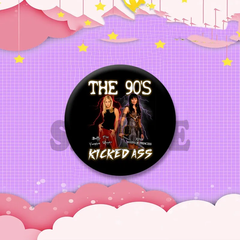 

Horror TV Show Buffy The Vampire Slayer Enamel Pin Collection Mr. Pointy Stake Tabula Rasa Brooch Backpack Collar Jewelry Badges