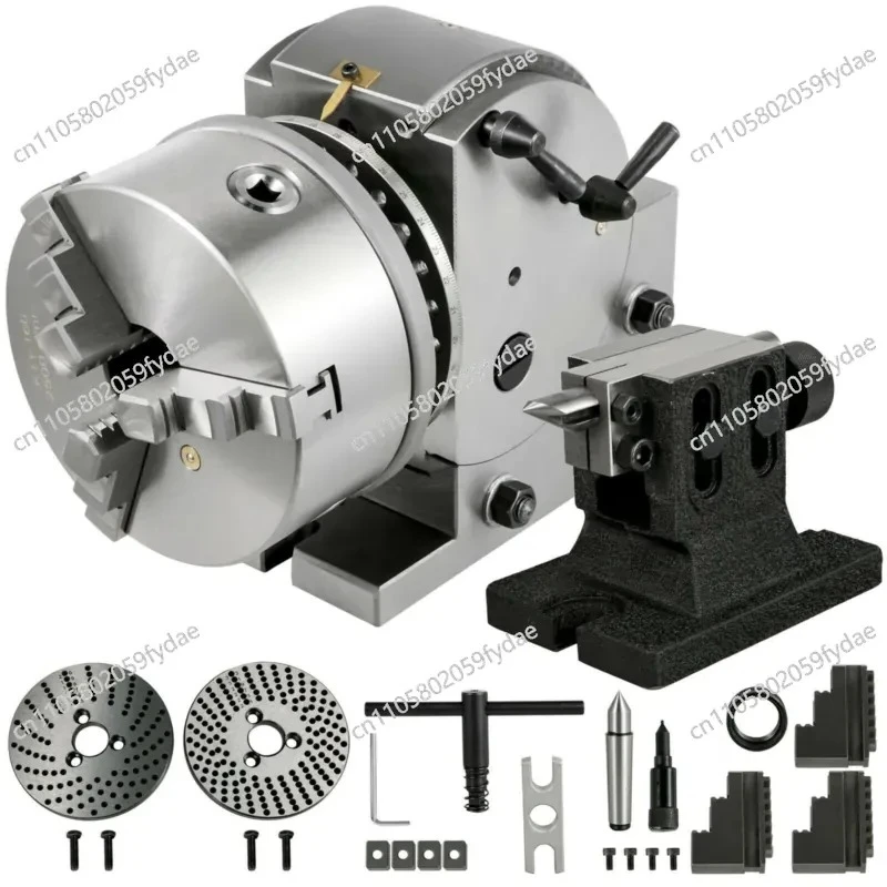 New Indexing Head BS-0-4 Inch Hand Crank Precision Universal Indexing Head BS Type Milling Machine Simple Indexing Head
