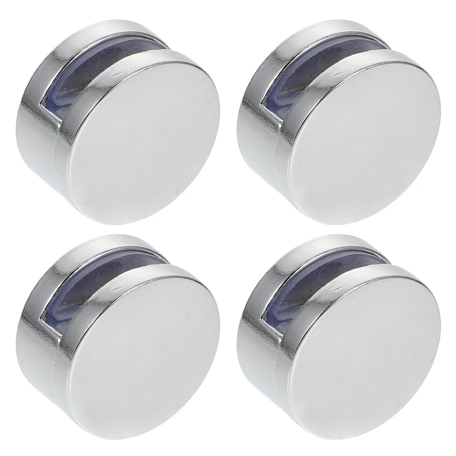 

4pcs Round Mirror Clips Glass Holder Bathroom Wall Mounting 27mm Fits Mirror Sizes Home Hardware Accessories