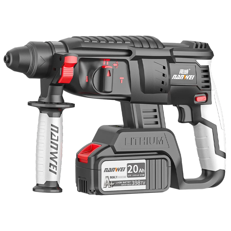 

6.0Ah/7.5Ah 21V Power Hammer Drills Cordless Electric Brushless Rotary Hammer Machine Power Tools