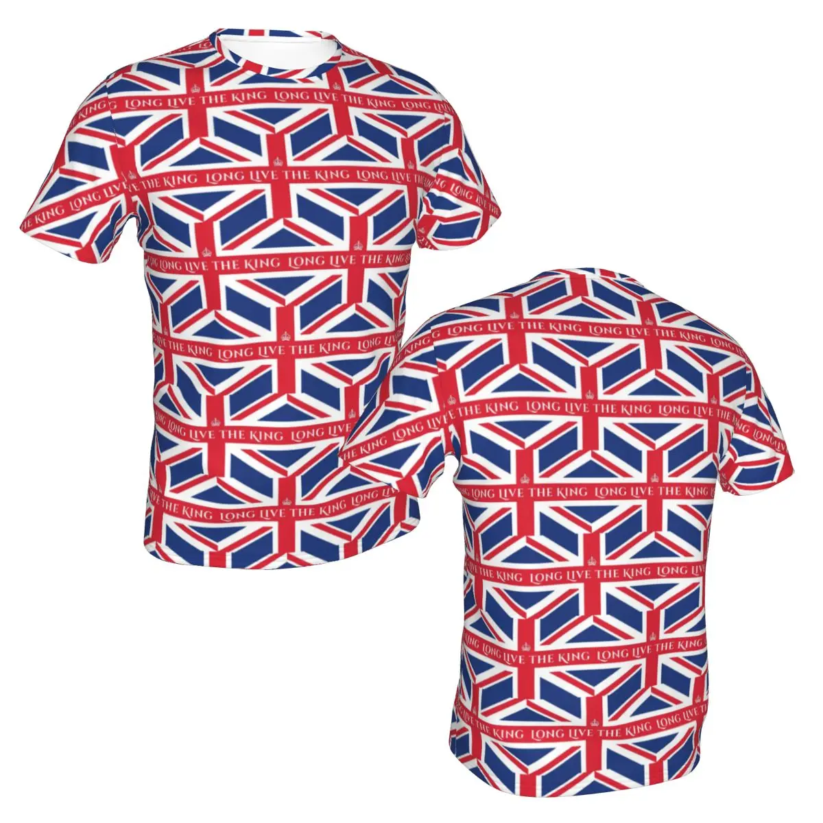 100% Cotton Union Jack Flag Of The UK United Kingdom British T-Shirt Men's Fashion T Shirt Men Crew Neck Summer Shirts Tops
