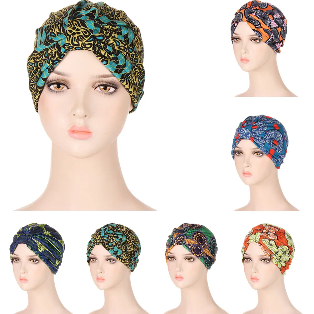 

Muslim Turban Bonnet for Women Fashion Print Inner Hijab Caps Chemo Arab Headwrap Turban Femme Musulman Women Hijabs Head Scarf