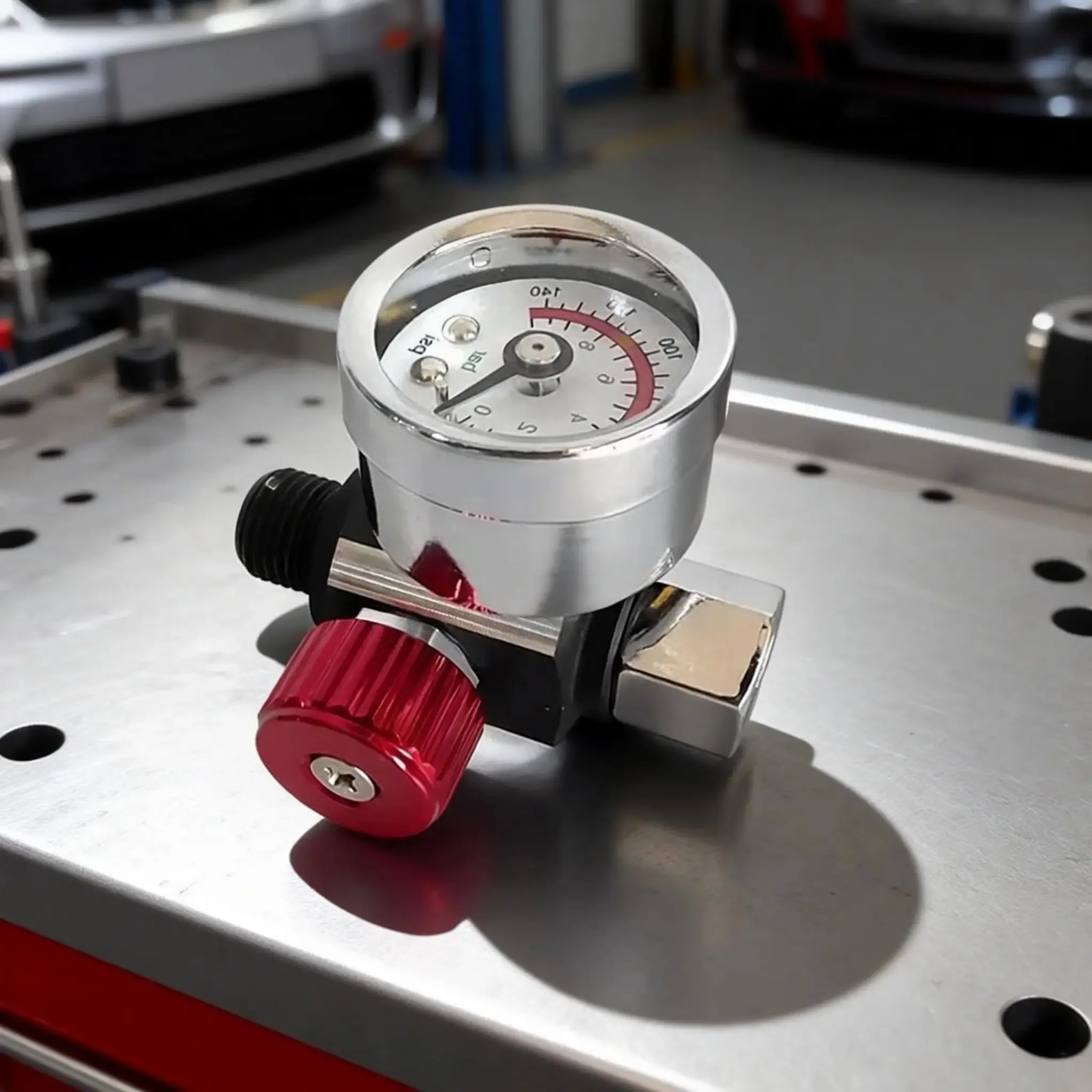 

Car Auto Repair Spray Gun Air Pressure Regulator Gauge Pneumatic Painting Tool Accessory Adjustable Airflow Control Device